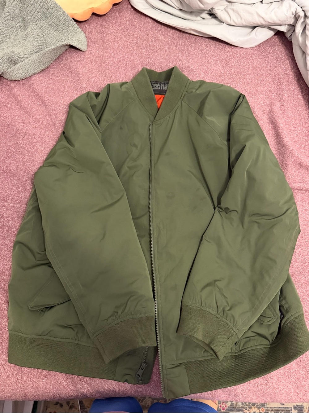 Levi’s Men's Olive Green Bomber Jacket